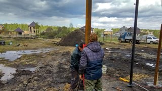 Заказать монтаж винтовых свай в Гусь-Хрустальный - цена под ключ с доставкой от 1858 шт
